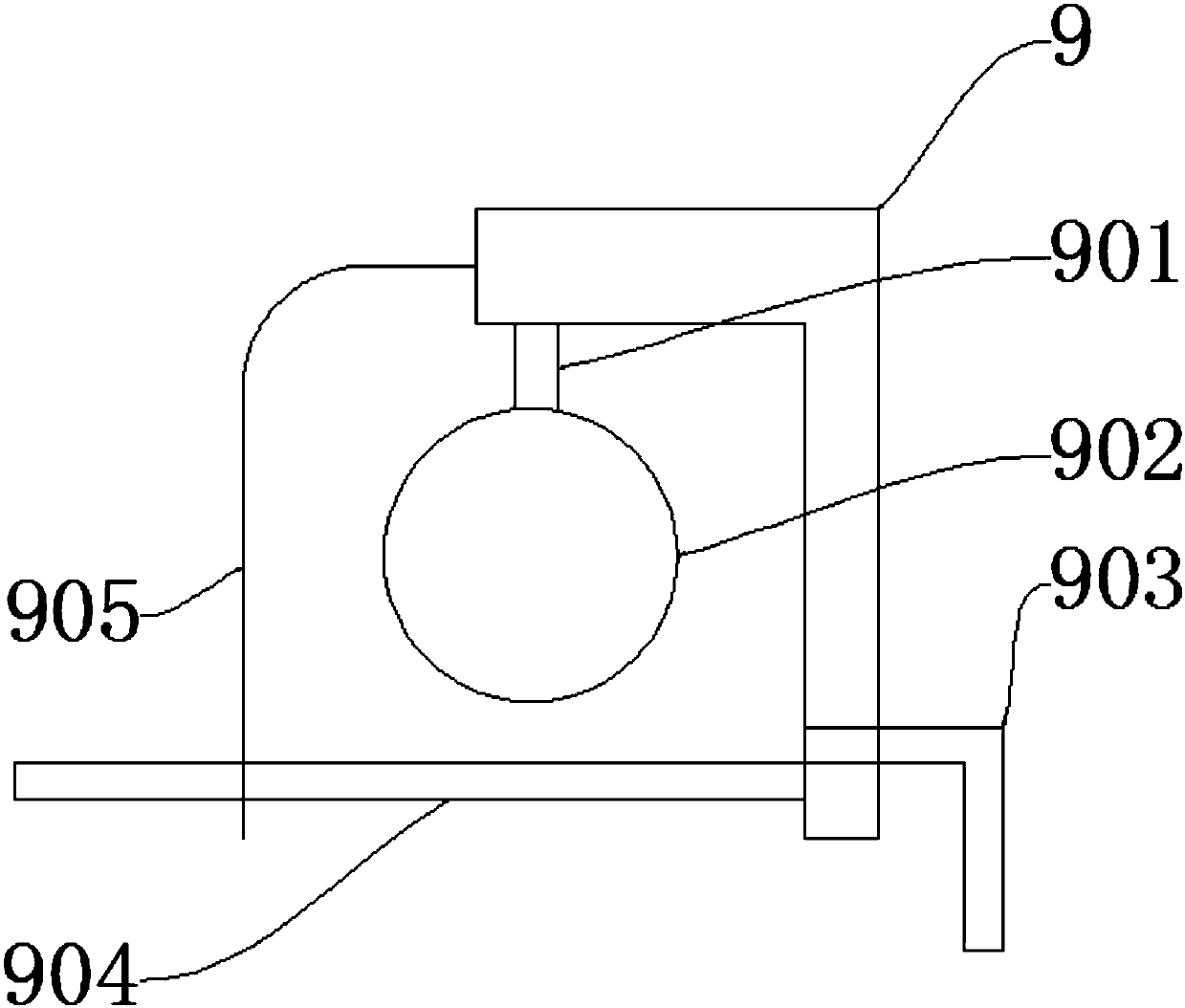 Mechanical processing device with waste recovery device and mechanical processing method