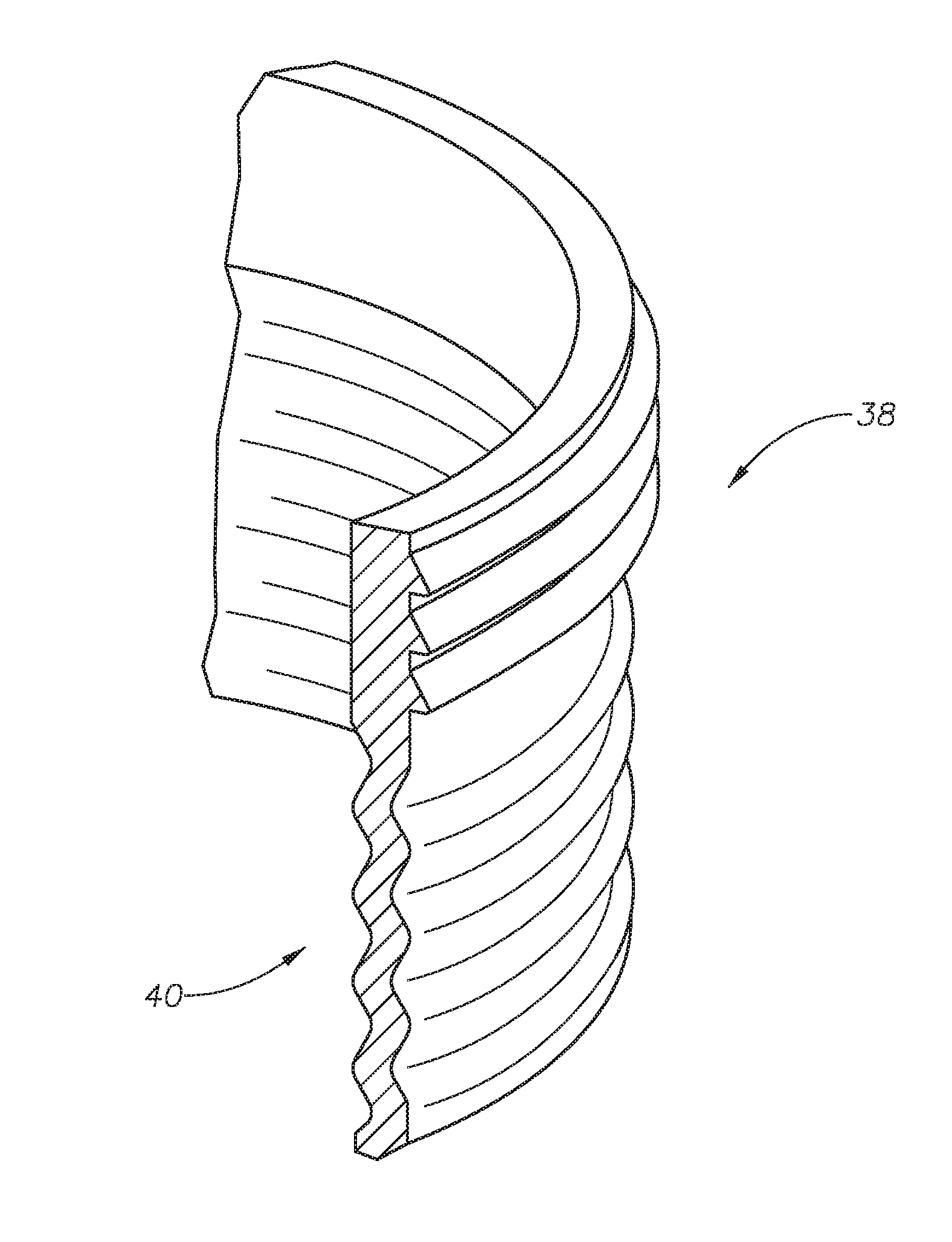 Corrugated energizing ring for use with a split lockdown ring
