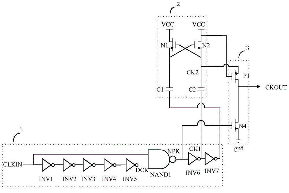 High-voltage spike pulse generating circuit