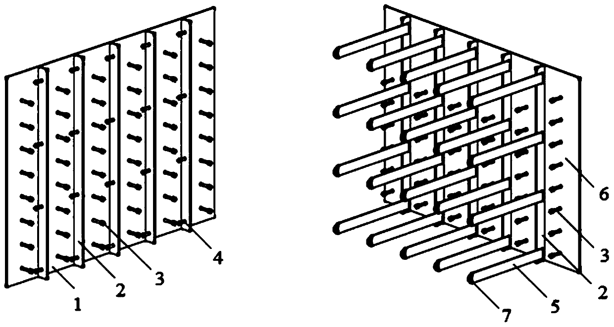 Double steel plate and concrete composite wall and construction method thereof