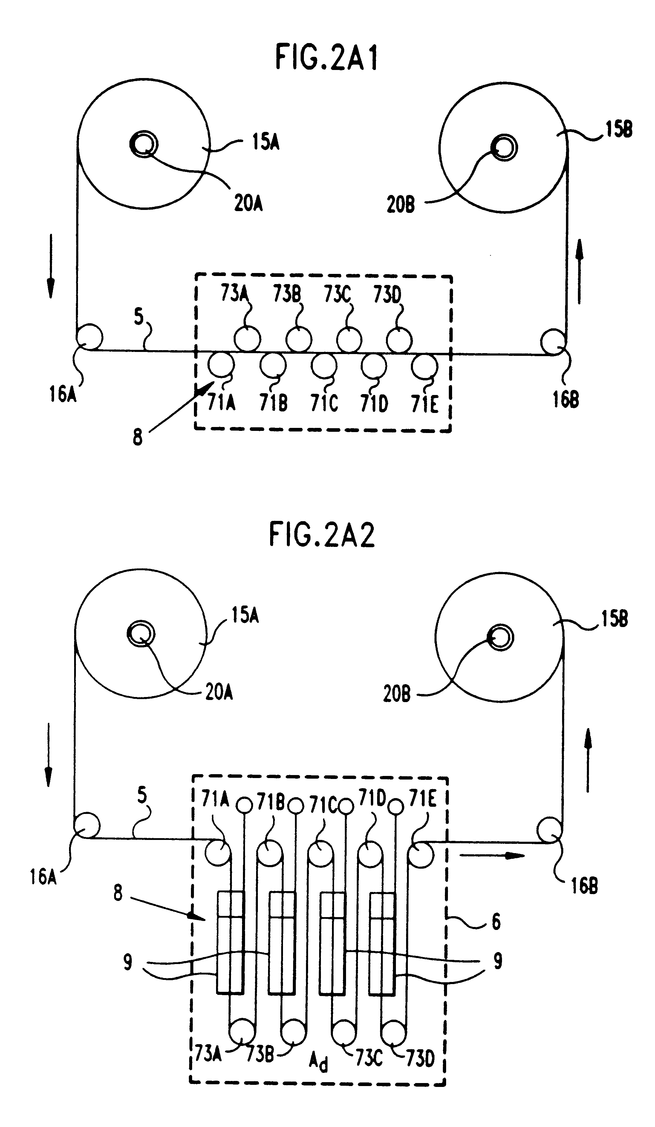 Metal-air fuel cell battery systems having mechanism for extending the path length of metal-fuel tape during discharging and recharging modes of operation