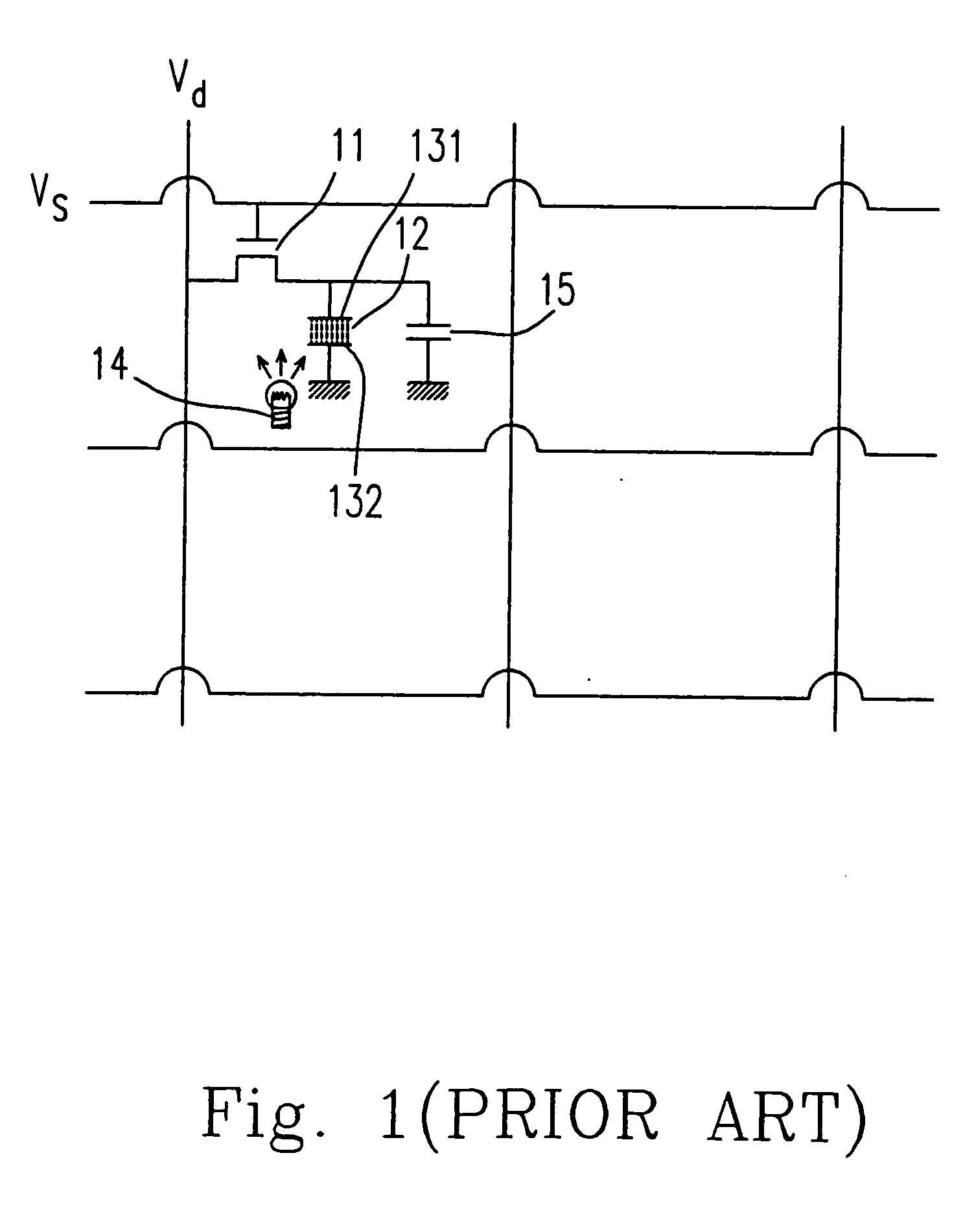 Process and structure for repairing defect of liquid crystal display