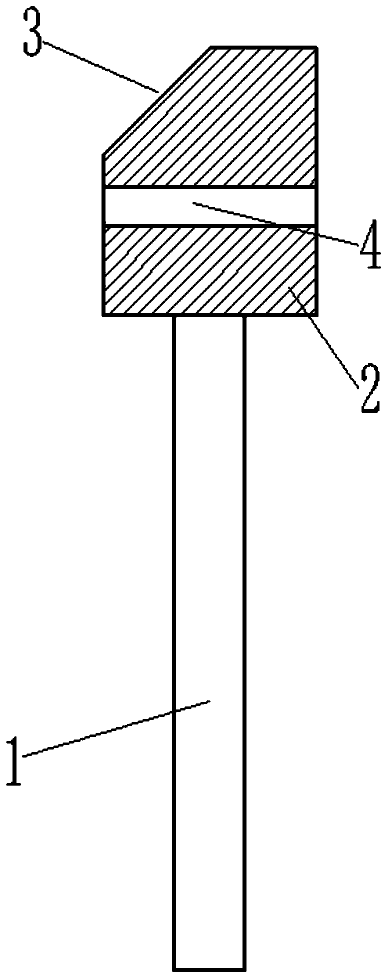 Intraoral scanning rod used for restoration of dental post core or post core crown and manufacturing method thereof