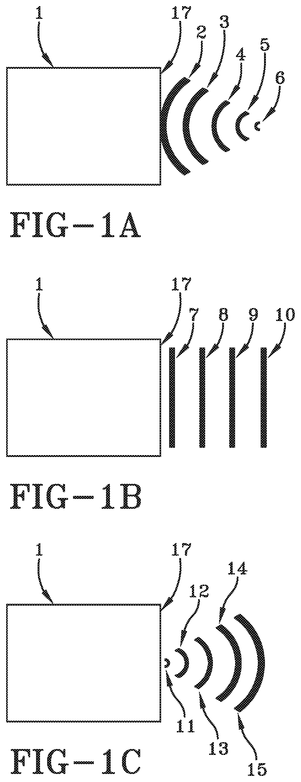 Handheld acoustic shock wave or pressure pulse application device and methods of use