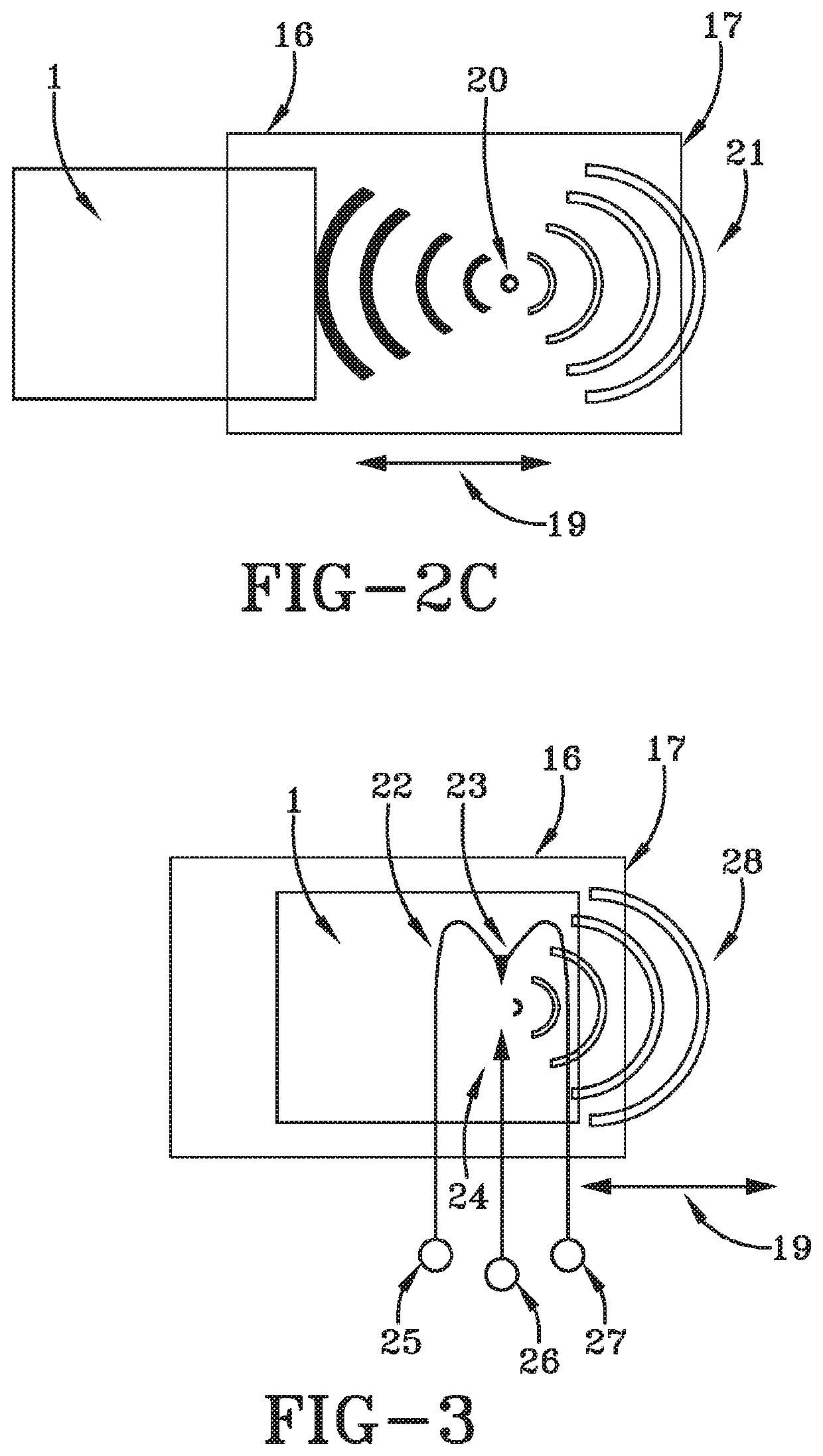 Handheld acoustic shock wave or pressure pulse application device and methods of use