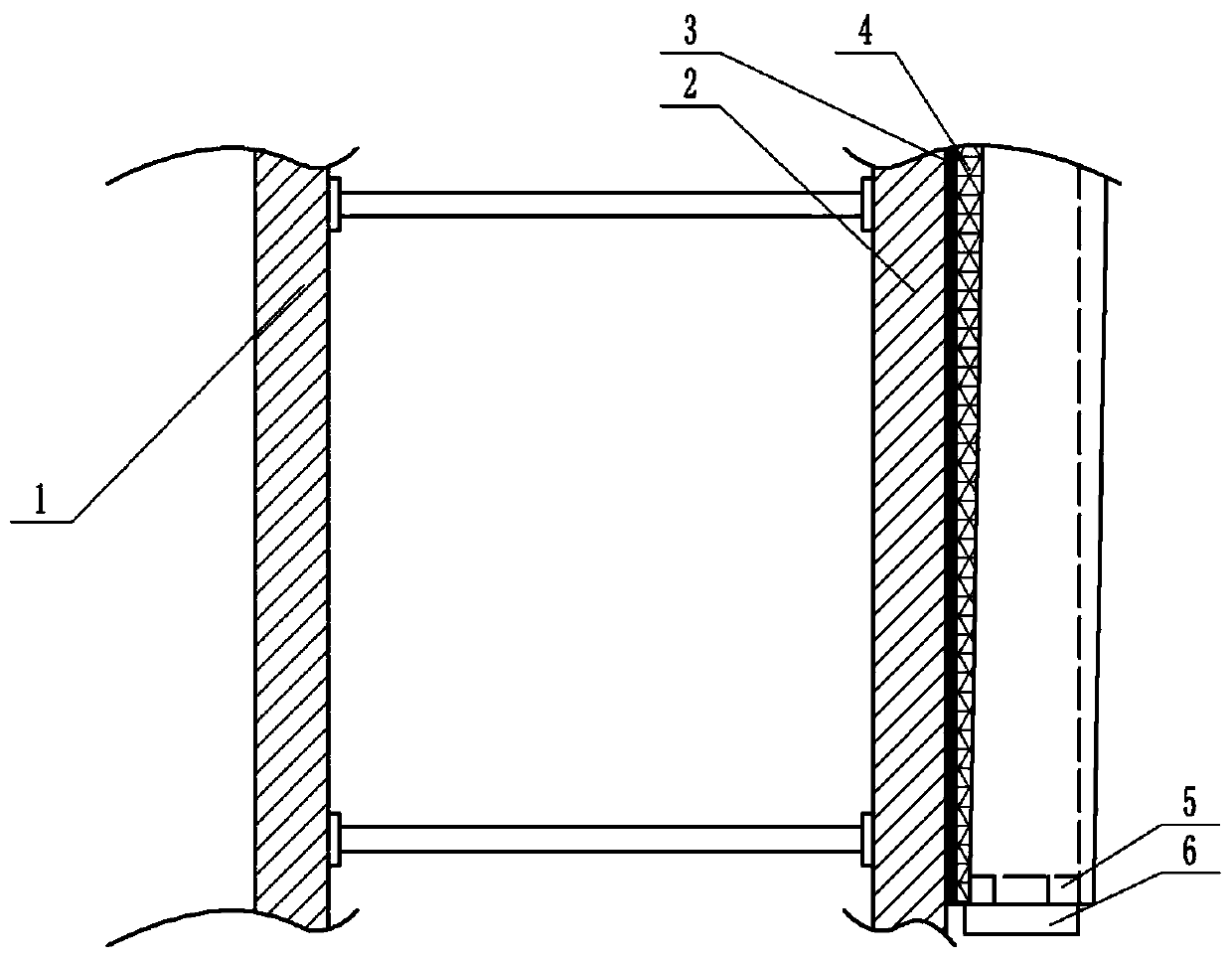 Method for underpinning building brick-concrete structure into frame structure