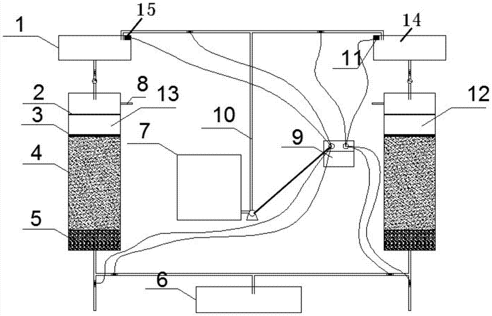 Intermittent biological sand filter treatment system
