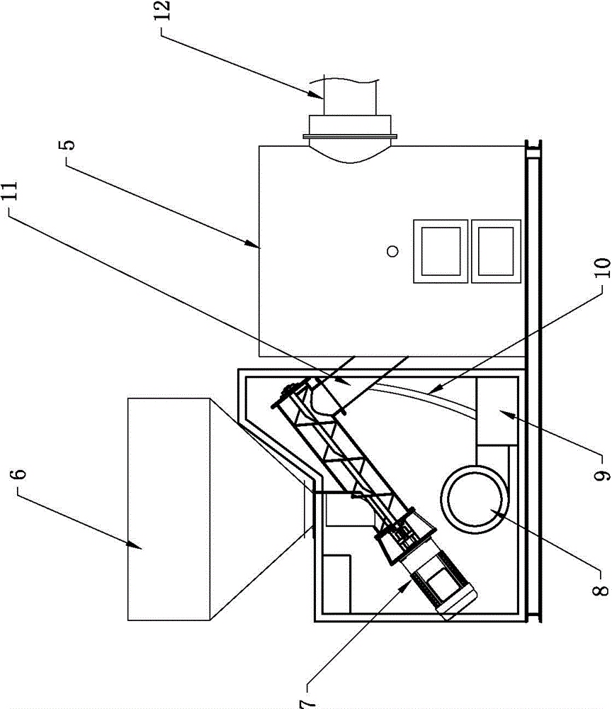 Biomass combustion utilizing method used for butted boiler and heat exchanger