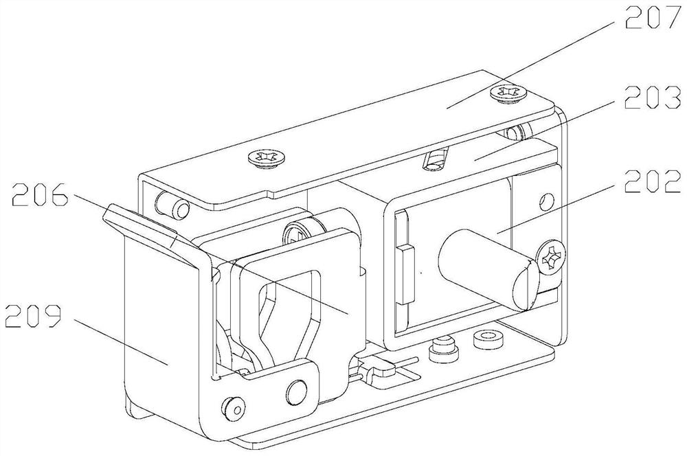 A server chassis fixing structure