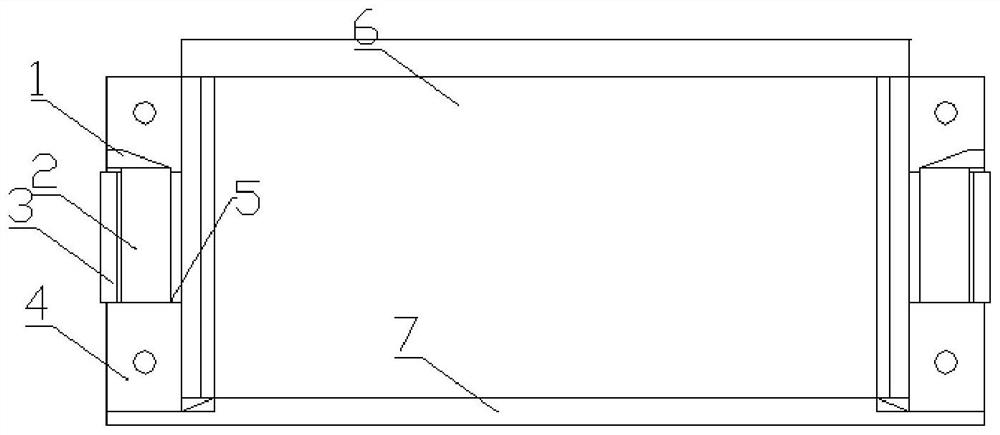 Flexible package battery module structure capable of being secondarily repaired and assembling and disassembling method