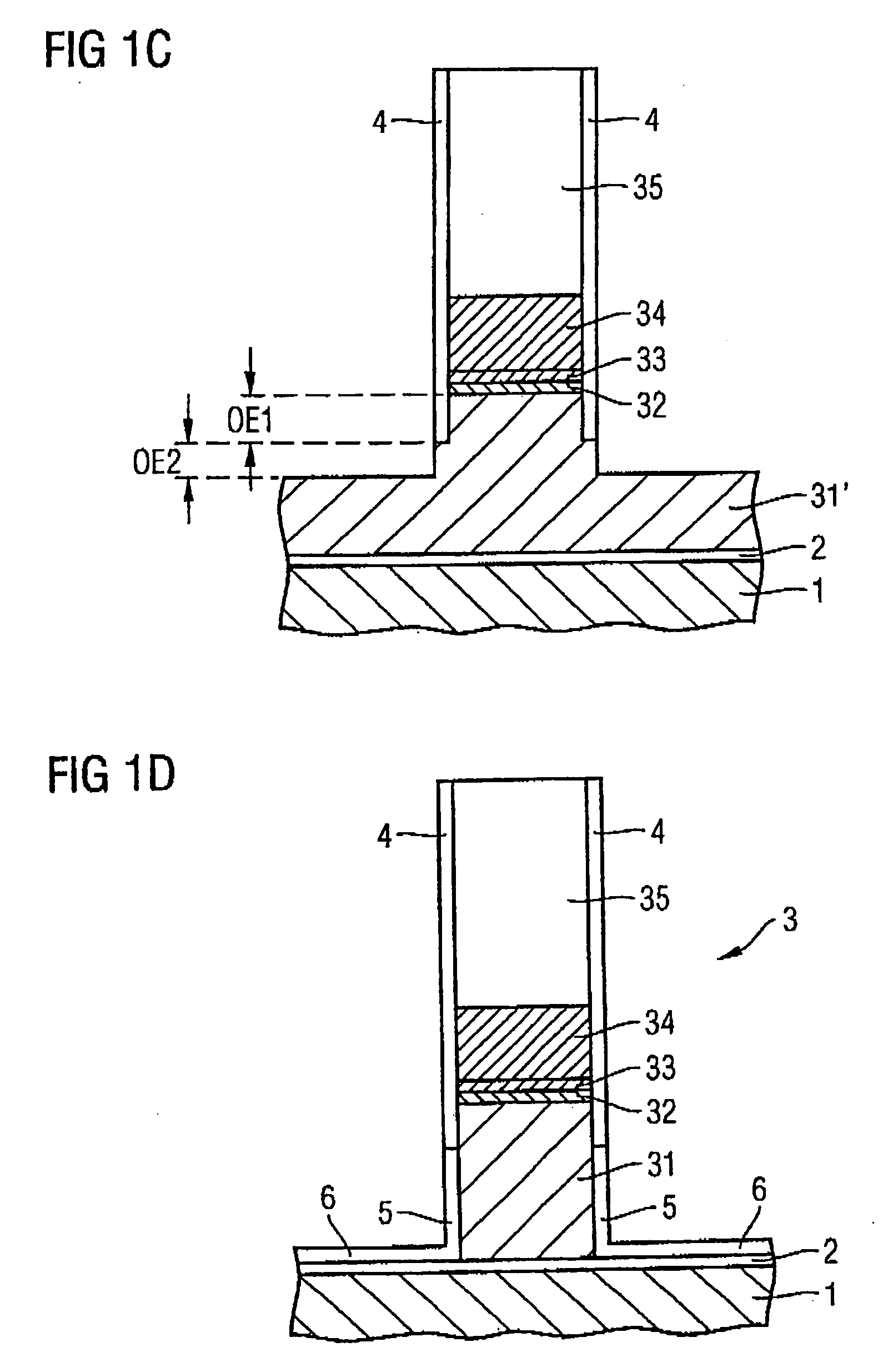 Multi-layer gate stack structure comprising a metal layer for a fet device, and method for fabricating the same
