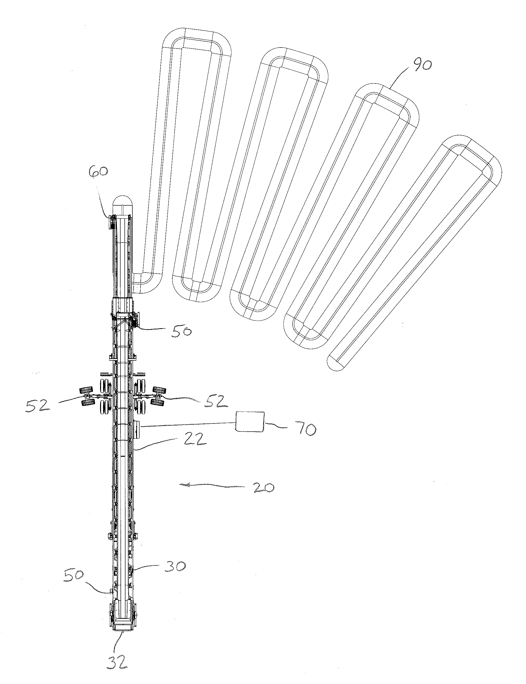 Apparatus and method for stockpile control system