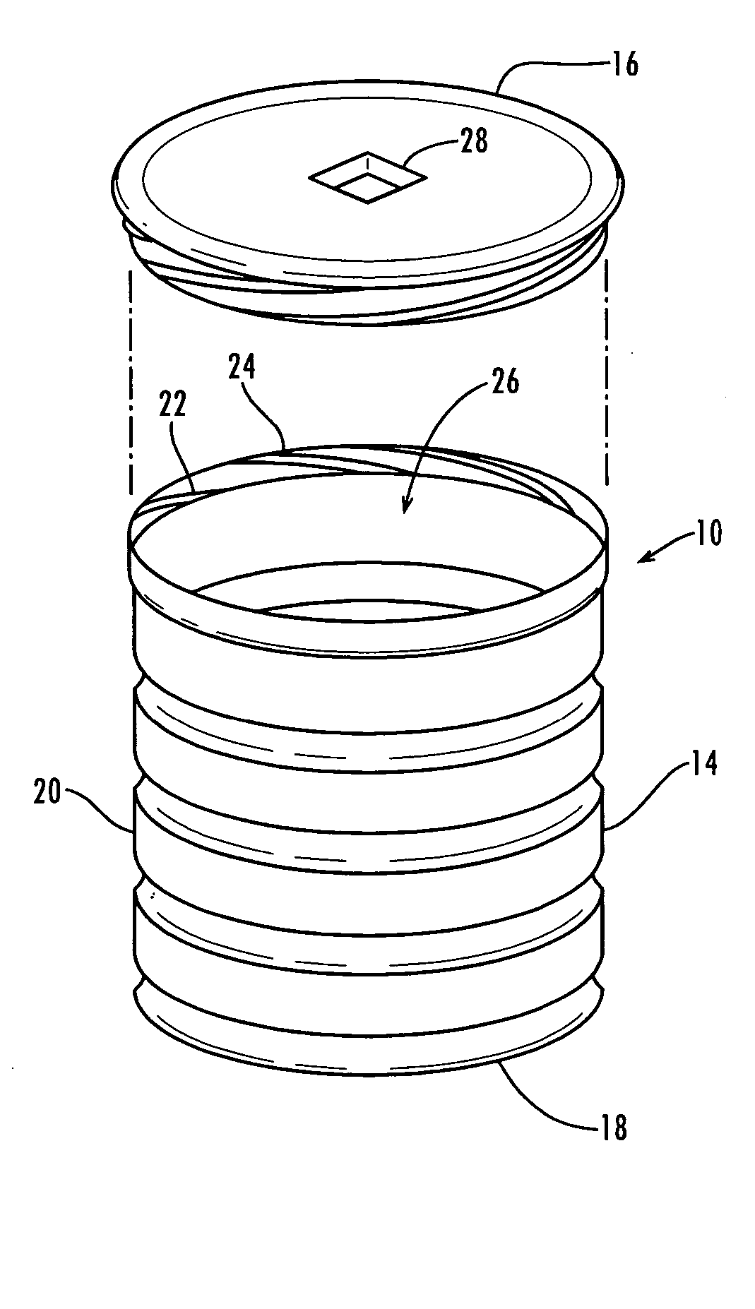 Reusable Container and Method for Retorting Flexible Packages Containing Foodstuff