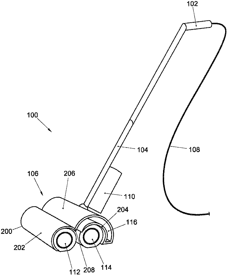 Device for wet floor cleaning