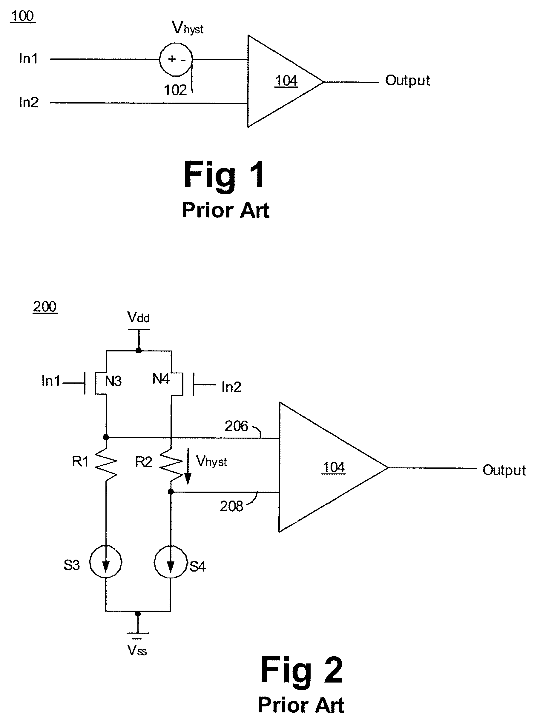 Simplified comparator with digitally controllable hysteresis and bandwidth