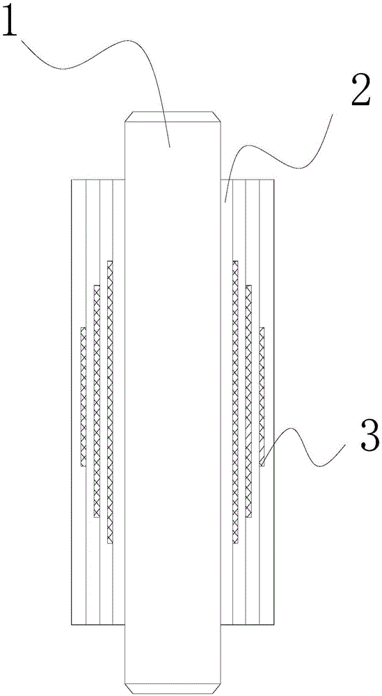 A processing method for a high-voltage capacitive dry bushing