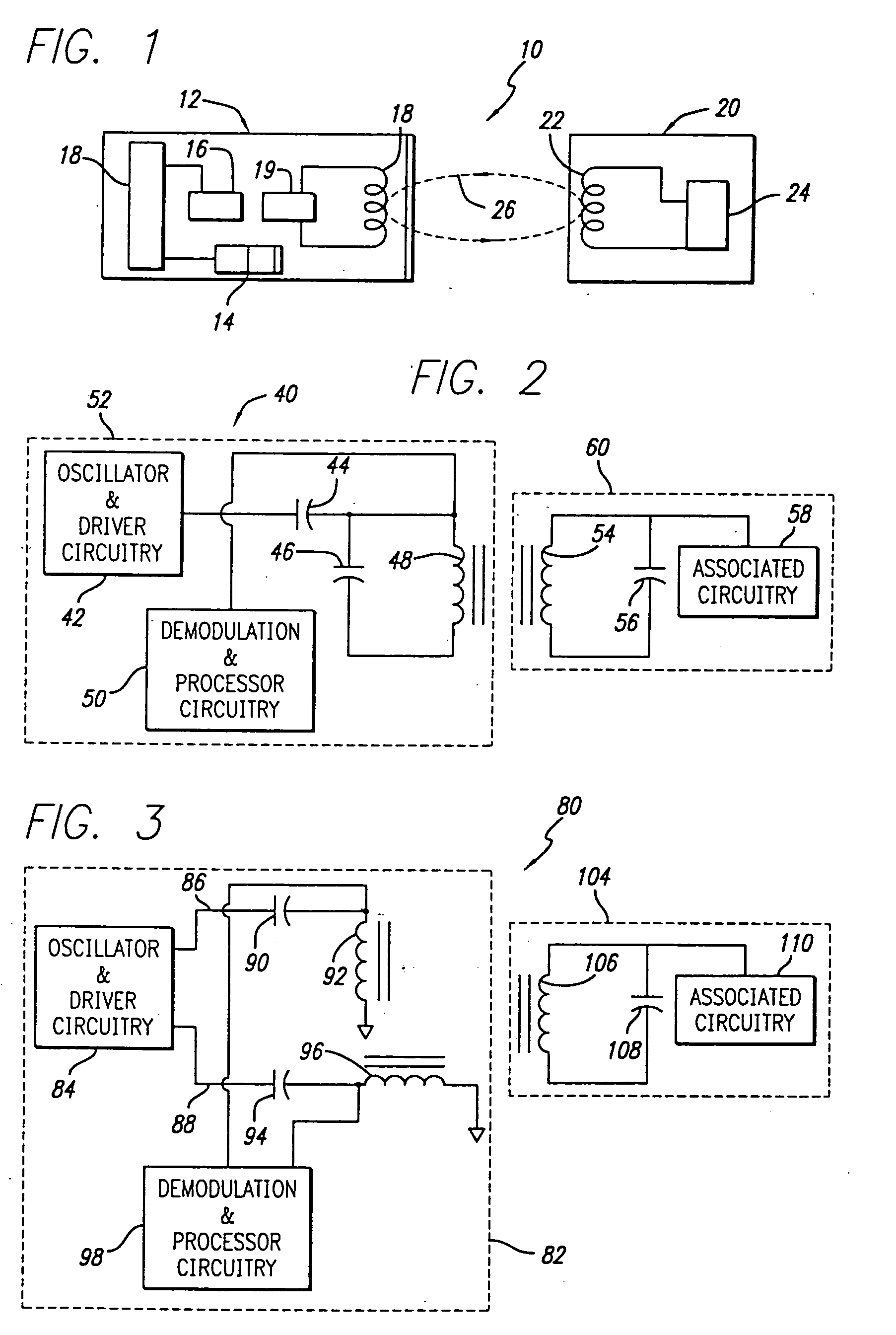 Impedance matching network and multidimensional electromagnetic field coil for a transponder interrogator