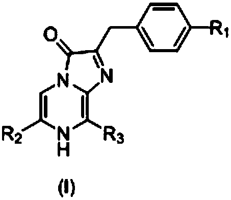 A kind of coelenterazine analogue and its preparation method and application
