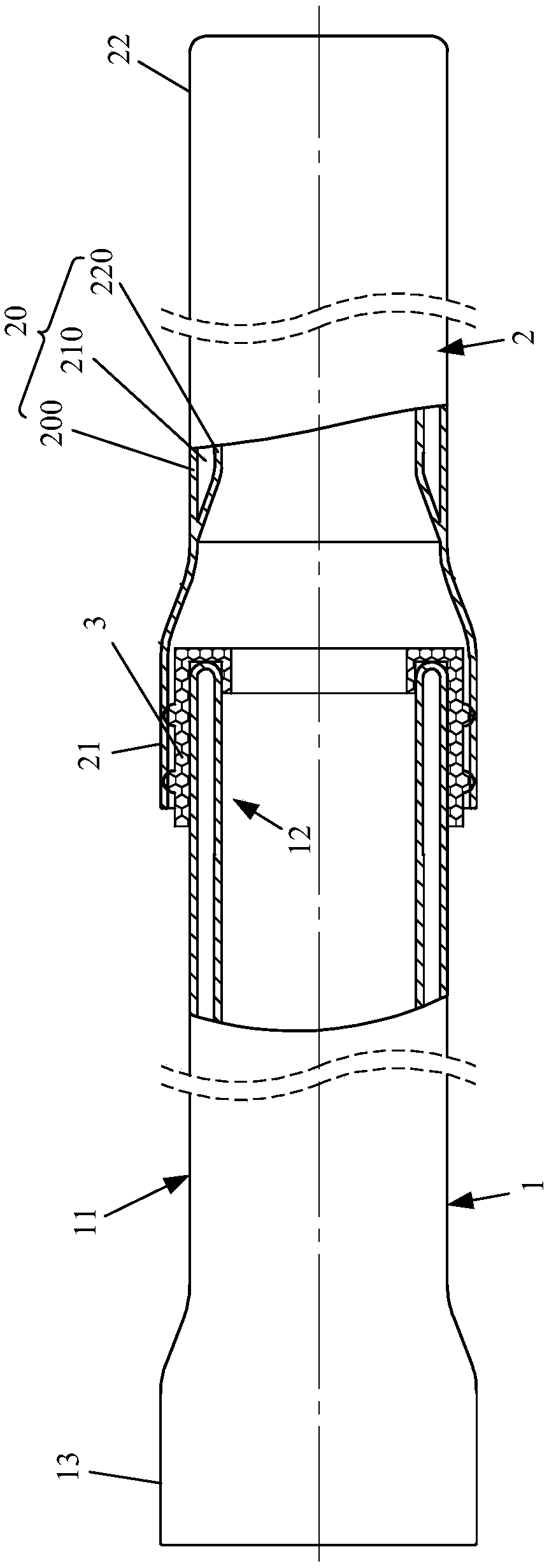 Building and module thereof, vacuum heat collecting tube assembly and all-glass vacuum heat collecting tube