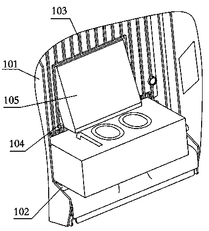 Paper currency pressing device of counting and sorting machine