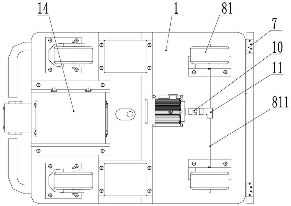 Adjustable vertical calibration device for inserting type building prefabricated slab