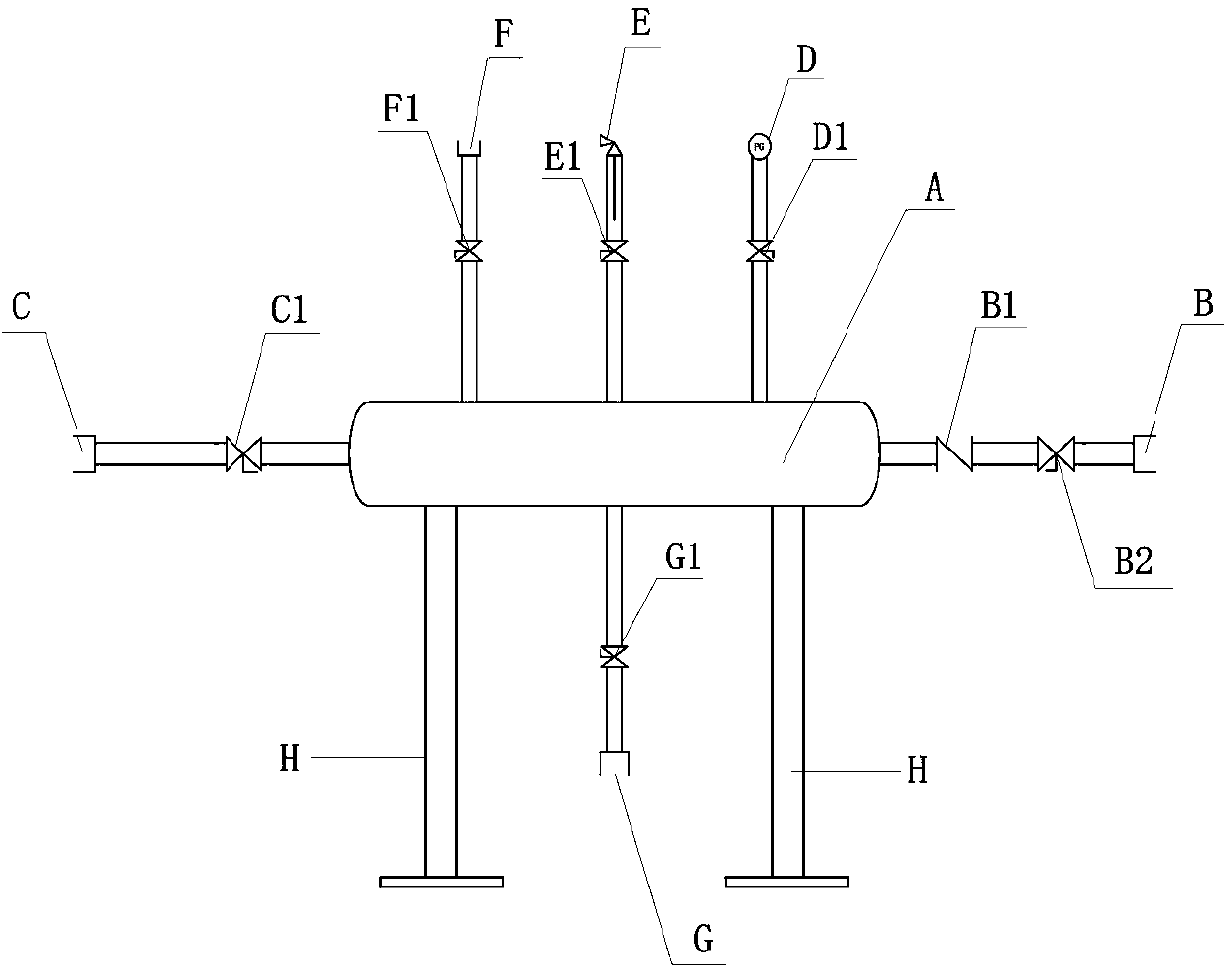 Construction method of steel-jacketed steel steam direct burial pipeline