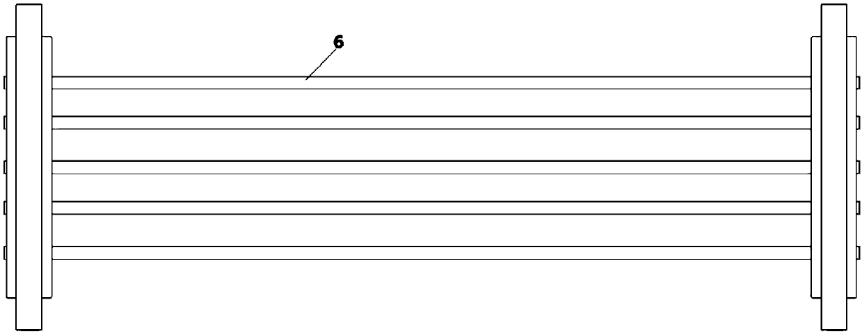 Design method for tube distance of non-condensable gas shell and tube heat exchanger