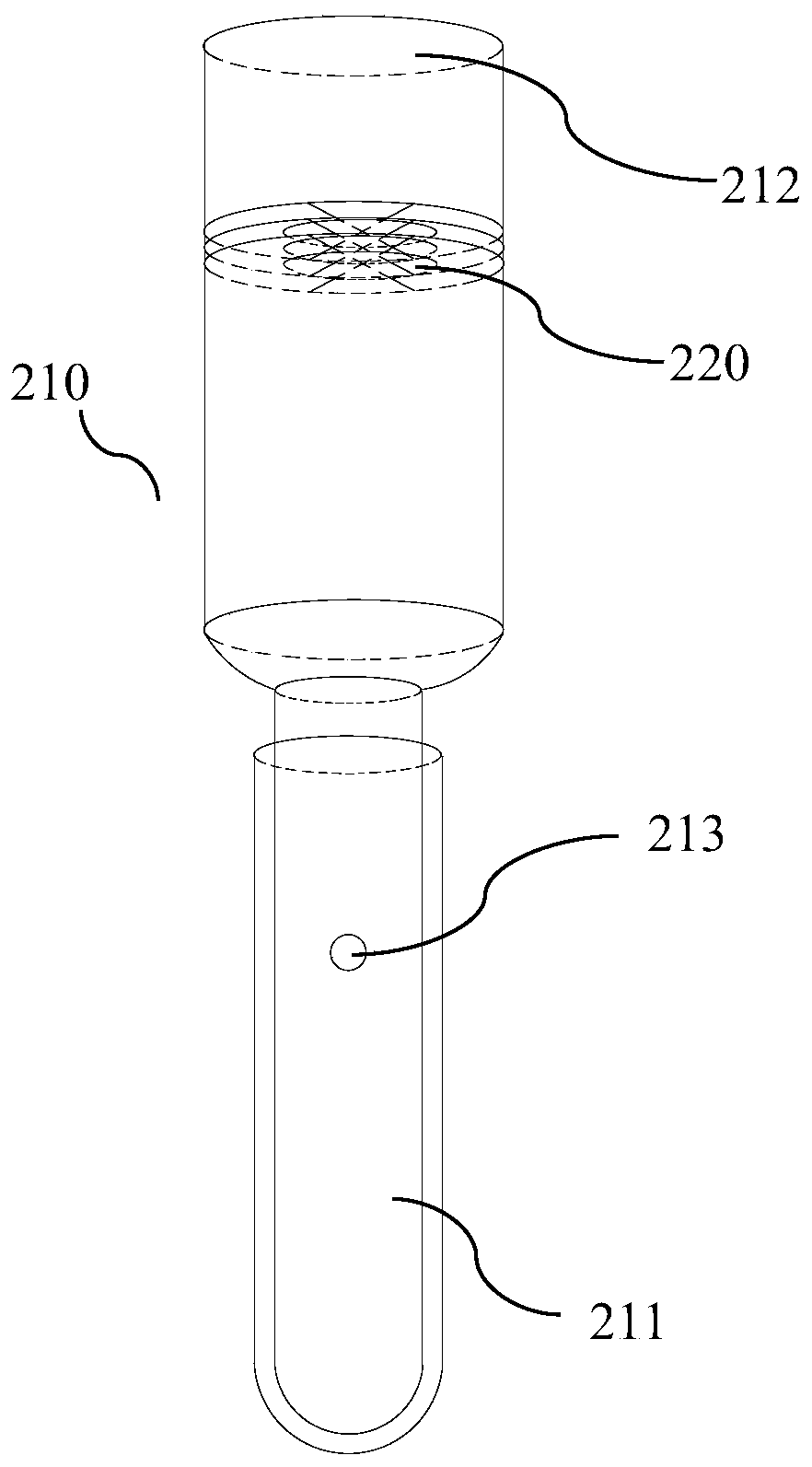 Bottle falling equipment and bottle falling method for plastic ampoule bottle filling sealing machine