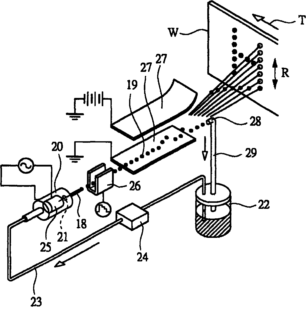 Stop treatment method for ink-jet recording apparatus
