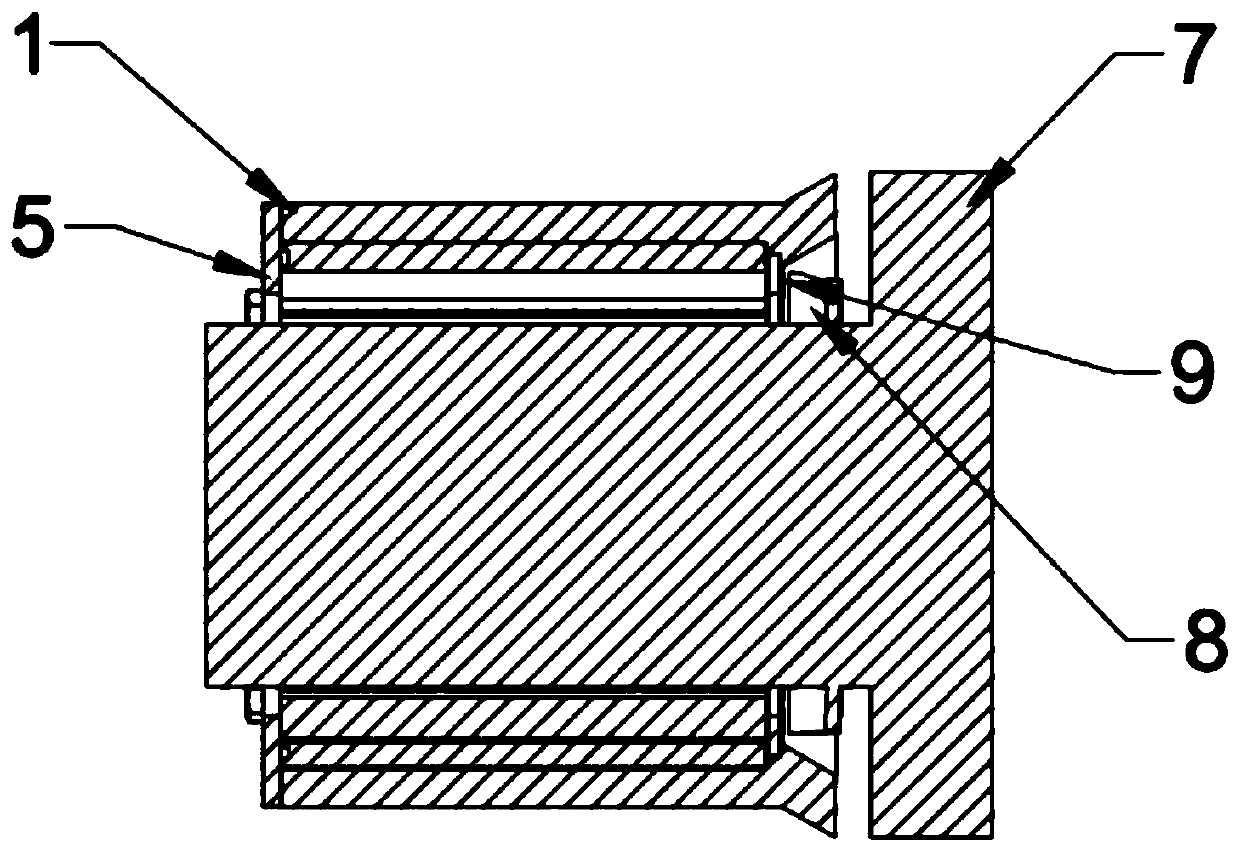 Elastic foil sheet gas bearing and elastic foil sheet gas bearing friction pair
