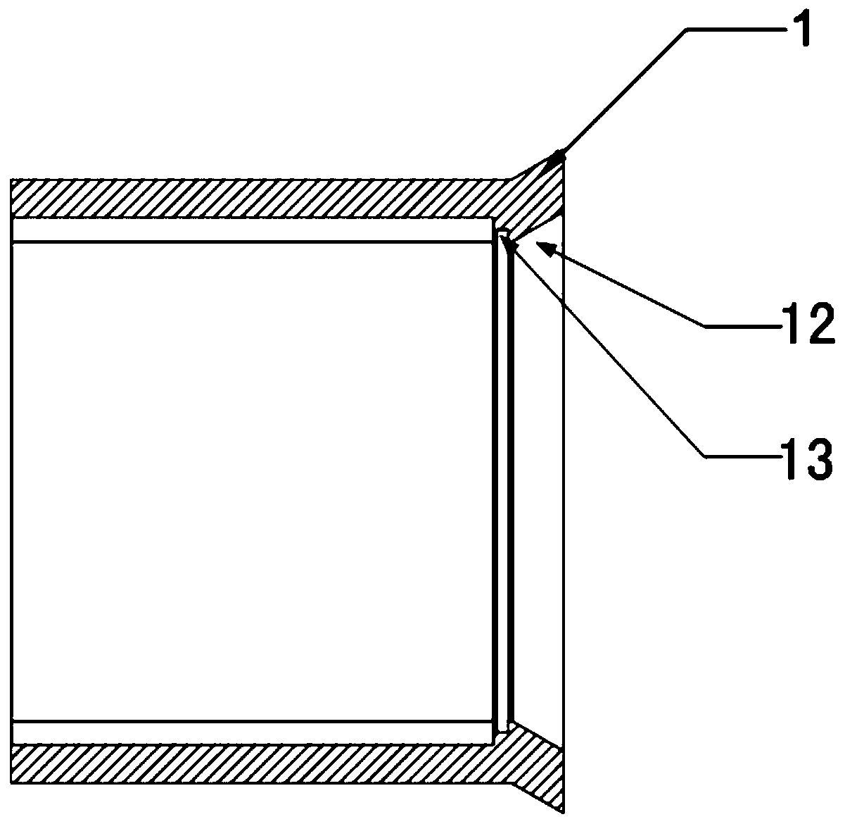Elastic foil sheet gas bearing and elastic foil sheet gas bearing friction pair