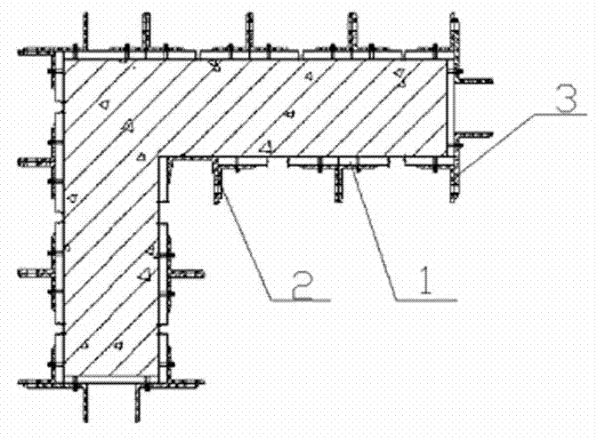 Construction process of metal reinforced frame bamboo plywood fabricated formwork