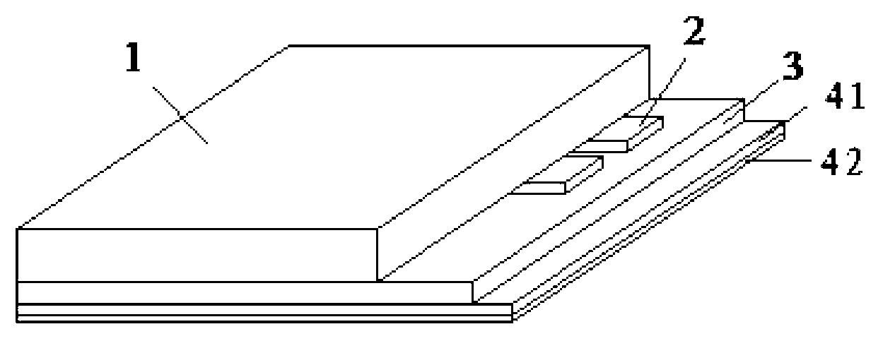 Protective layer structure of plasma display panel (PDP) front glass plate and preparation method thereof