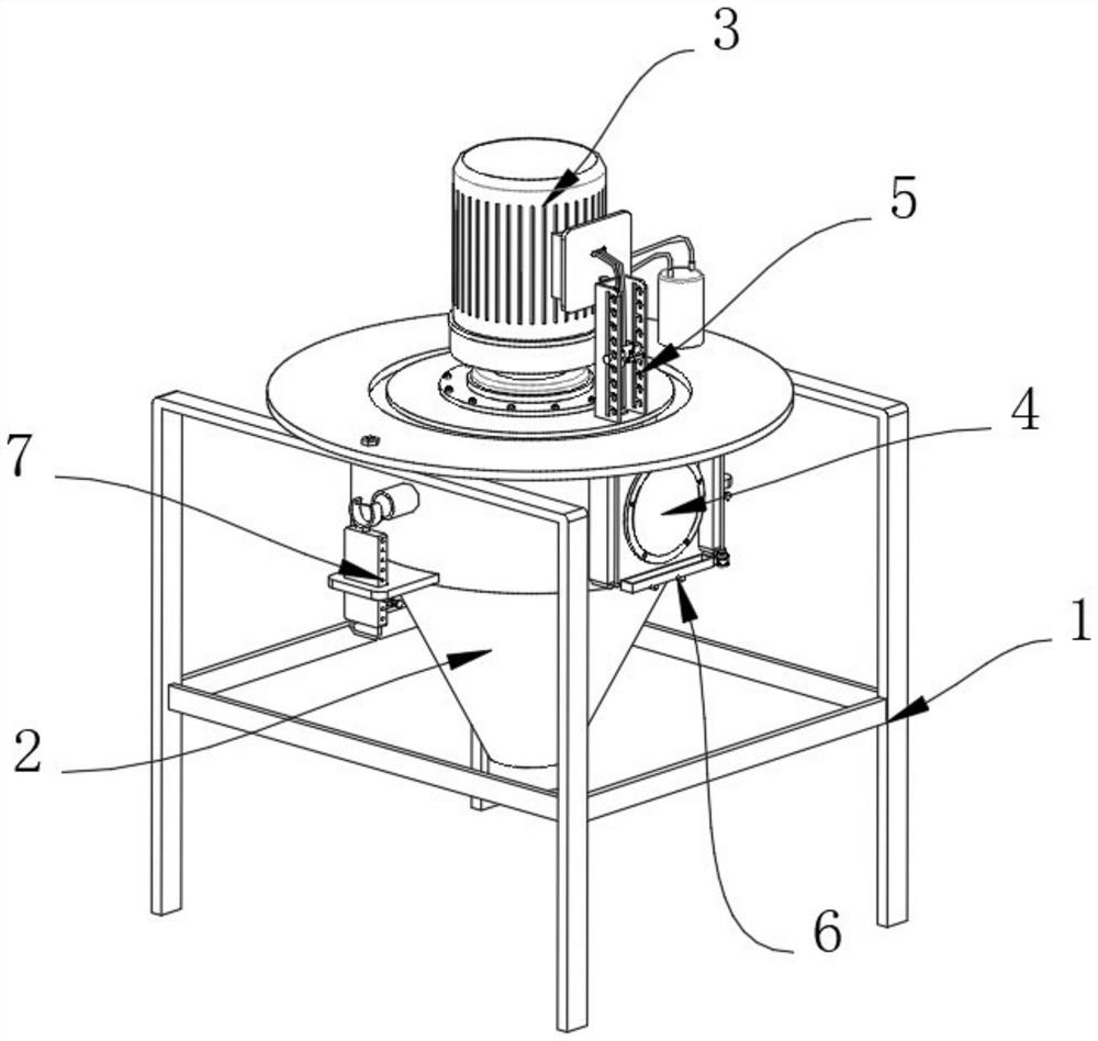 Rotary atomizer applied to new energy electrode material drying