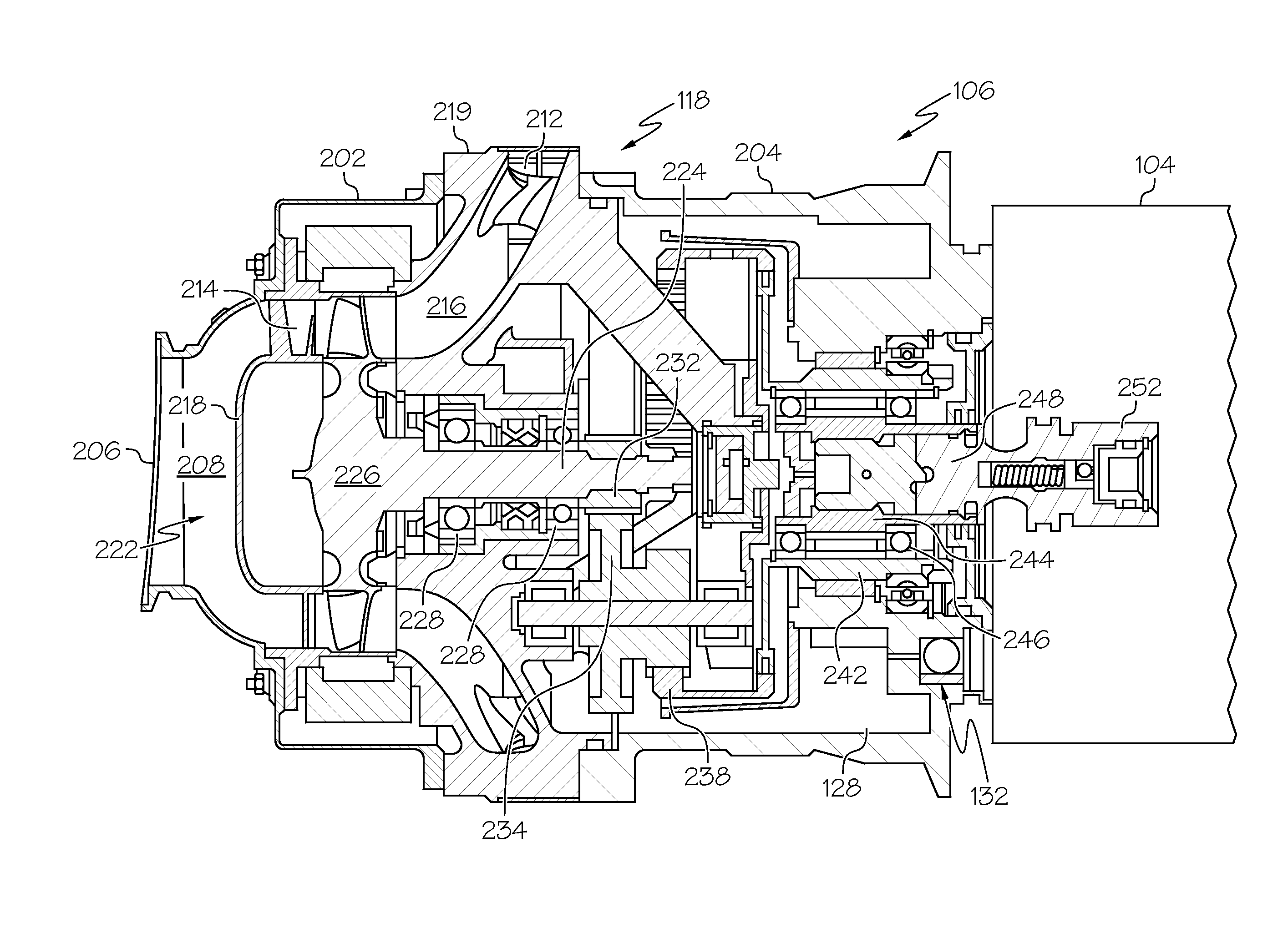 Air turbine starter including a lightweight, low differential pressure check valve