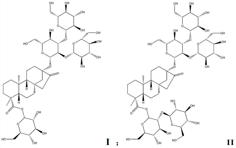 Method for preparing rebaudioside M through enzyme method