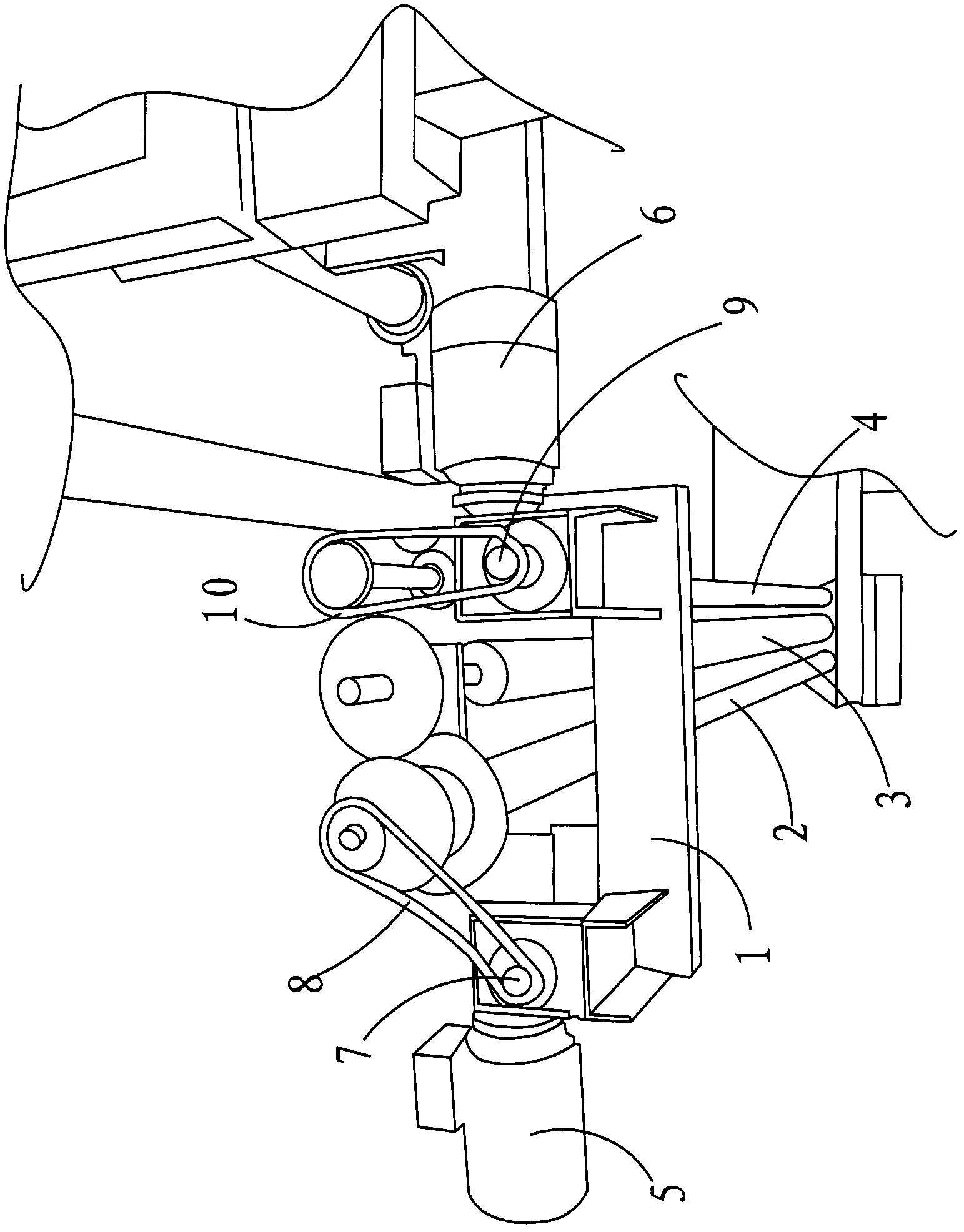 Controlled tension mechanism for looms