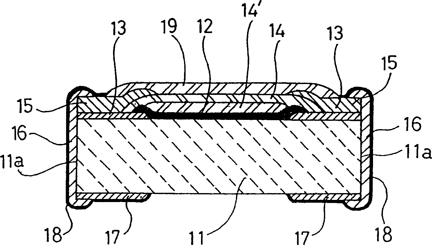 Chip resistor and method for producing the same