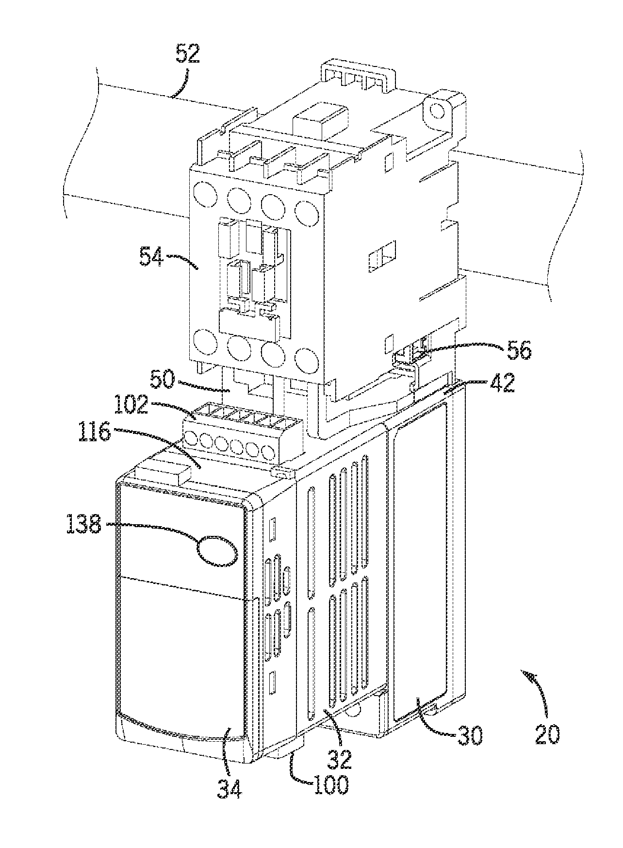 Modular Overload Relay Assembly With A Modular Communication And Human Interface Module
