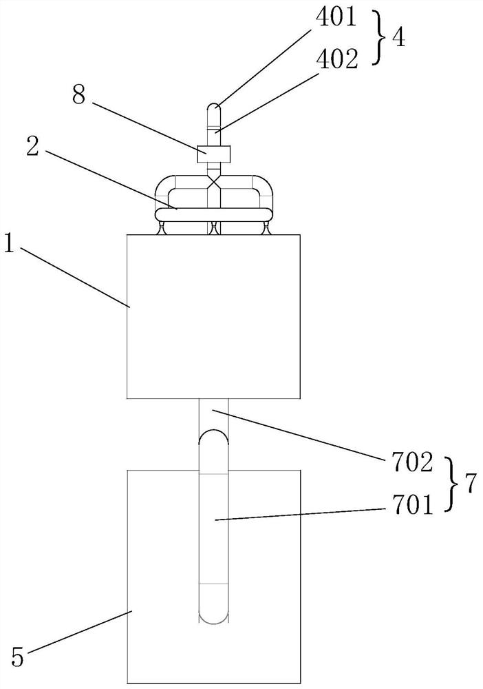 Circulating rainfall simulation experiment system