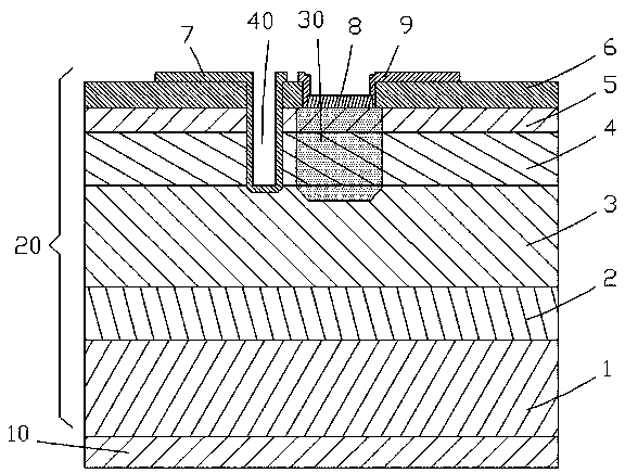 Coplanar electrode analog photodetector chip and manufacturing method thereof