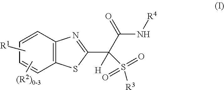Sulfone amide linked benzothiazole inhibitors of endothelial lipase