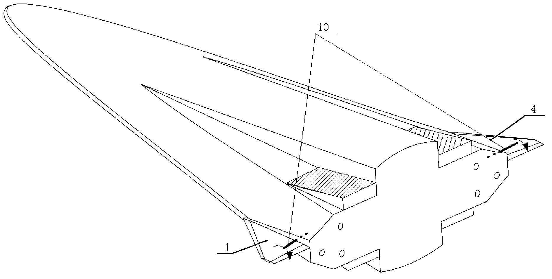 wave-rider-aircraft-with-redundant-pneumatic-distribution-and-control