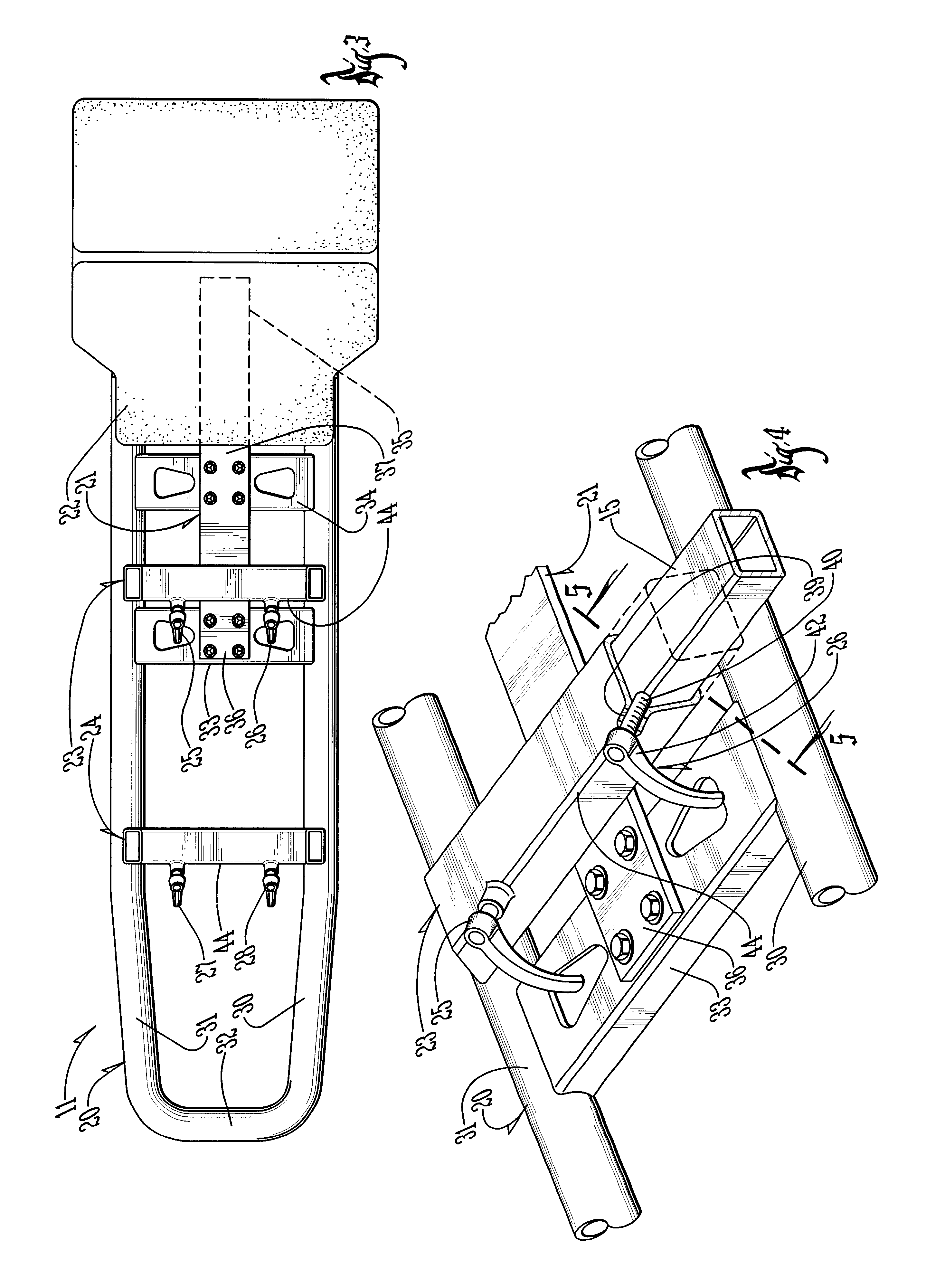 Connecting blocking sled