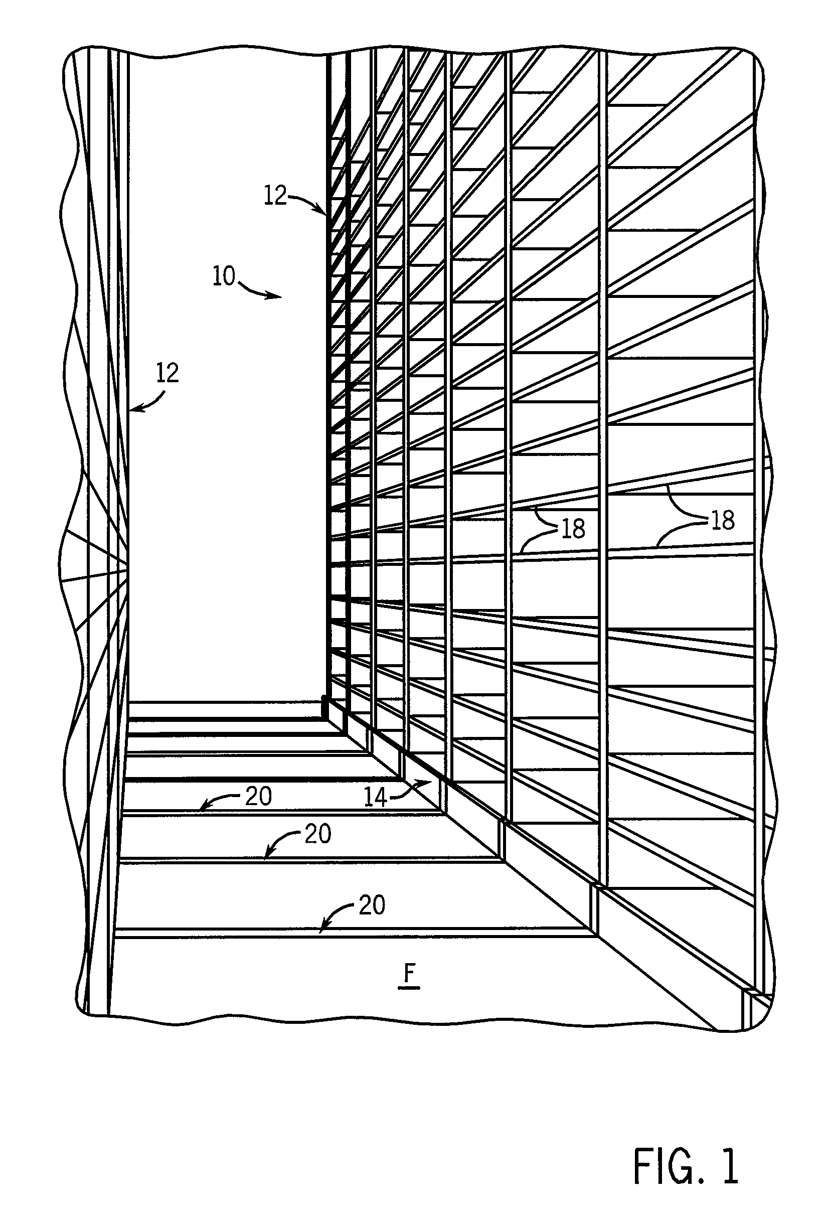 Mobile high bay storage system having vehicle guidance system