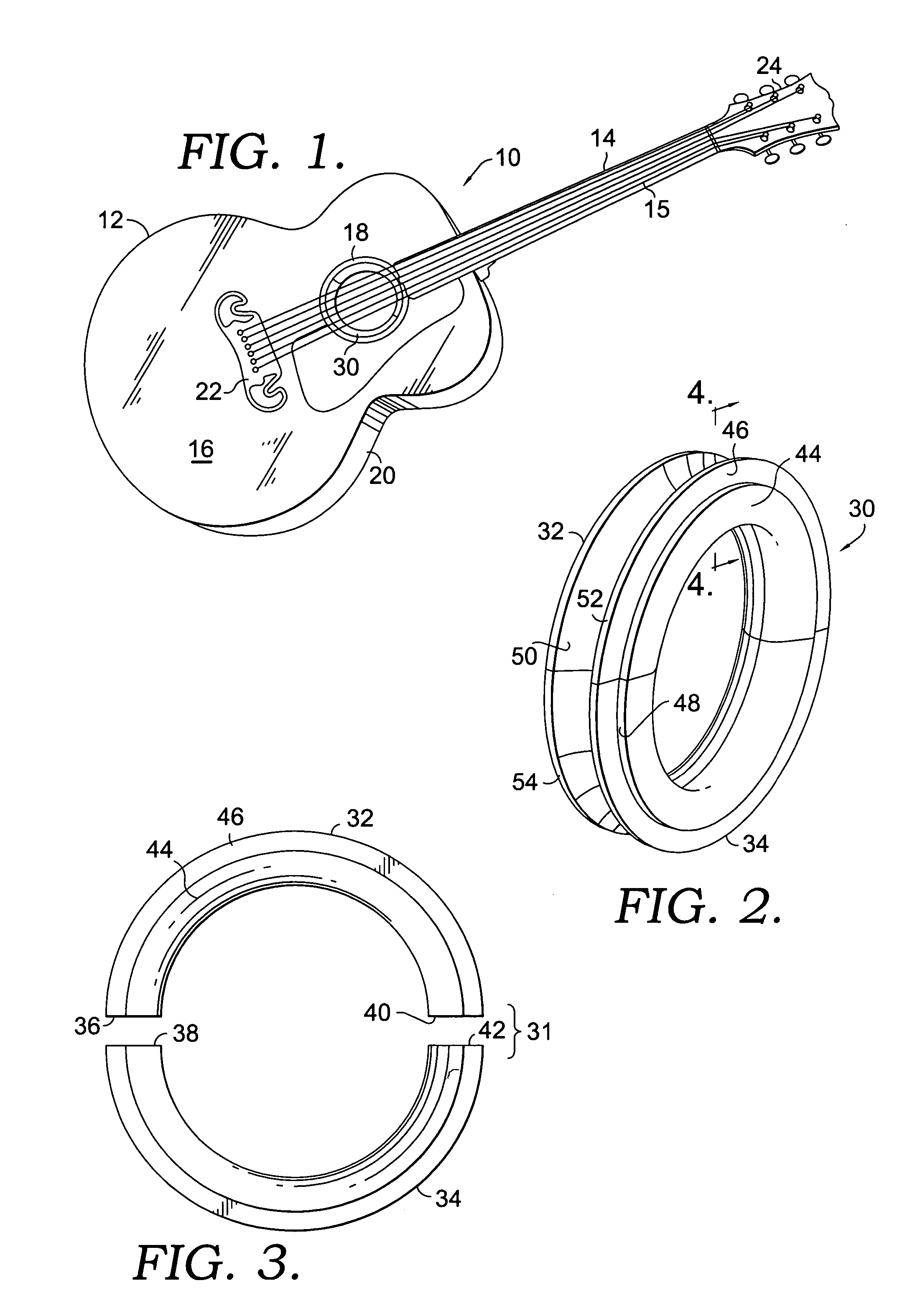 Soundhole insert for a stringed instrument