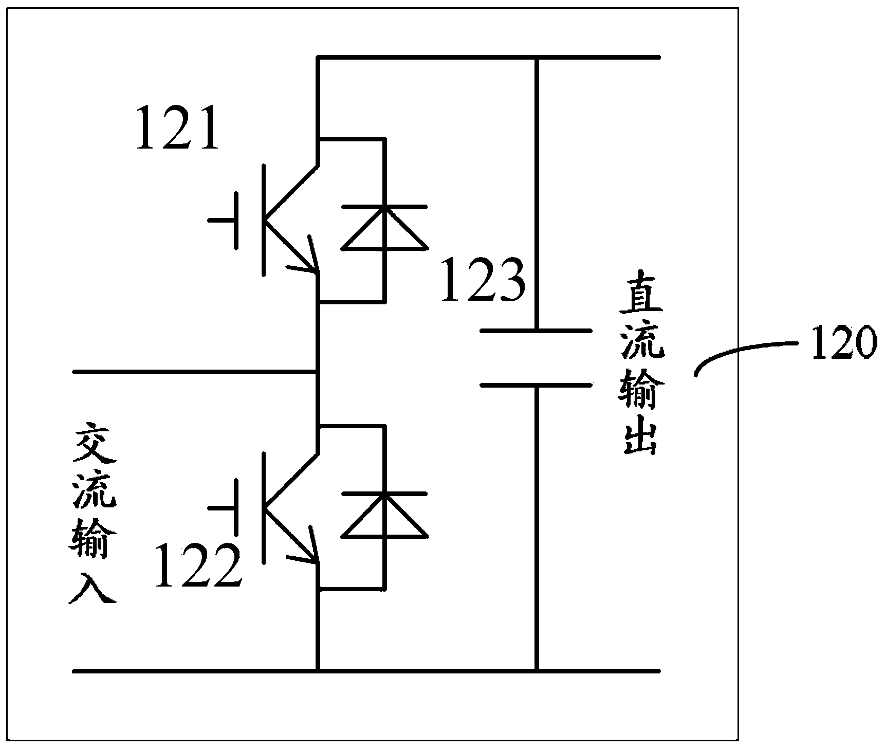 Single-phase power electronic transformer