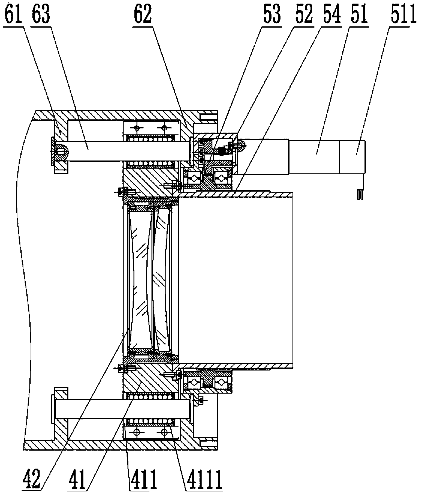 Optical lens linear motion zoom optical system