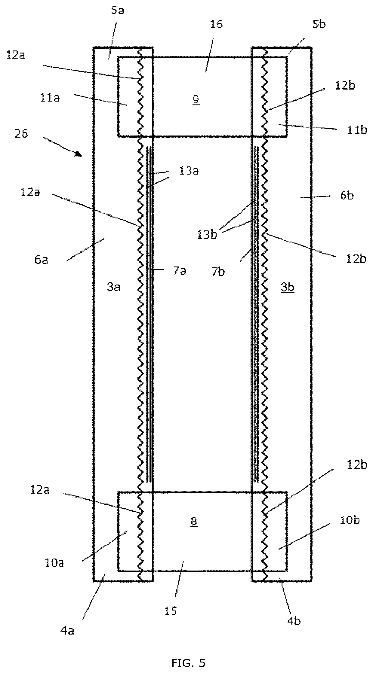 Diaper with transverse barriers