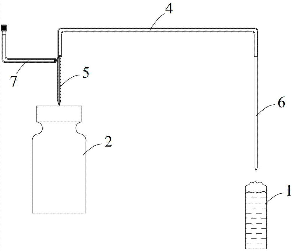 Medicine dispensing method for ampoule bottle